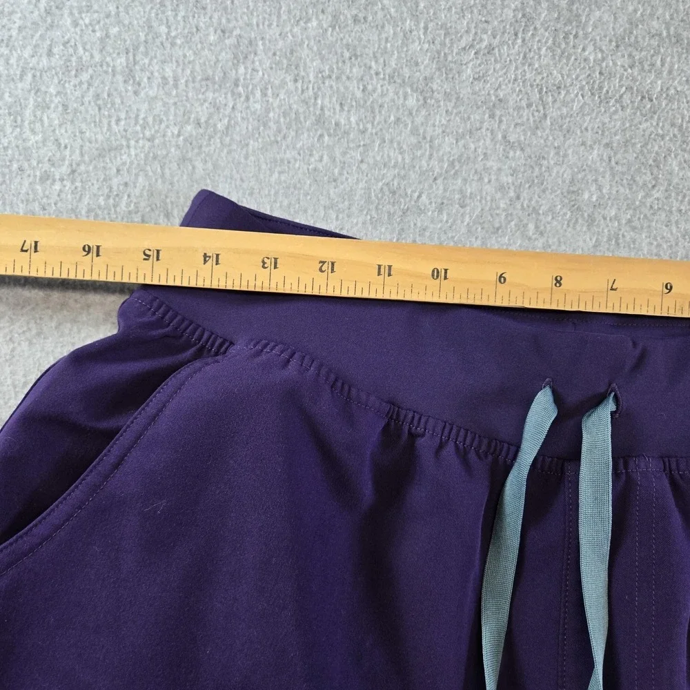 FIGS Pants Mens 36x32 Purple Cargo Relaxed Knit Polyester Viscose‎ Spandex
